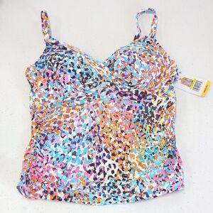 Anne Cole Multicolor Camisole Top